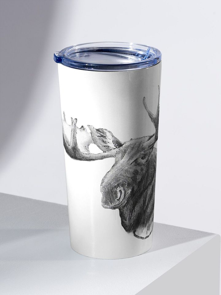 Moose Drawing Travel Cup product image (2)