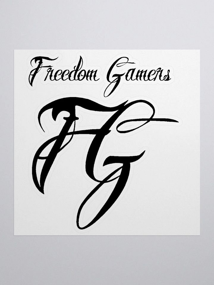 FG Stickers (black) product image (1)