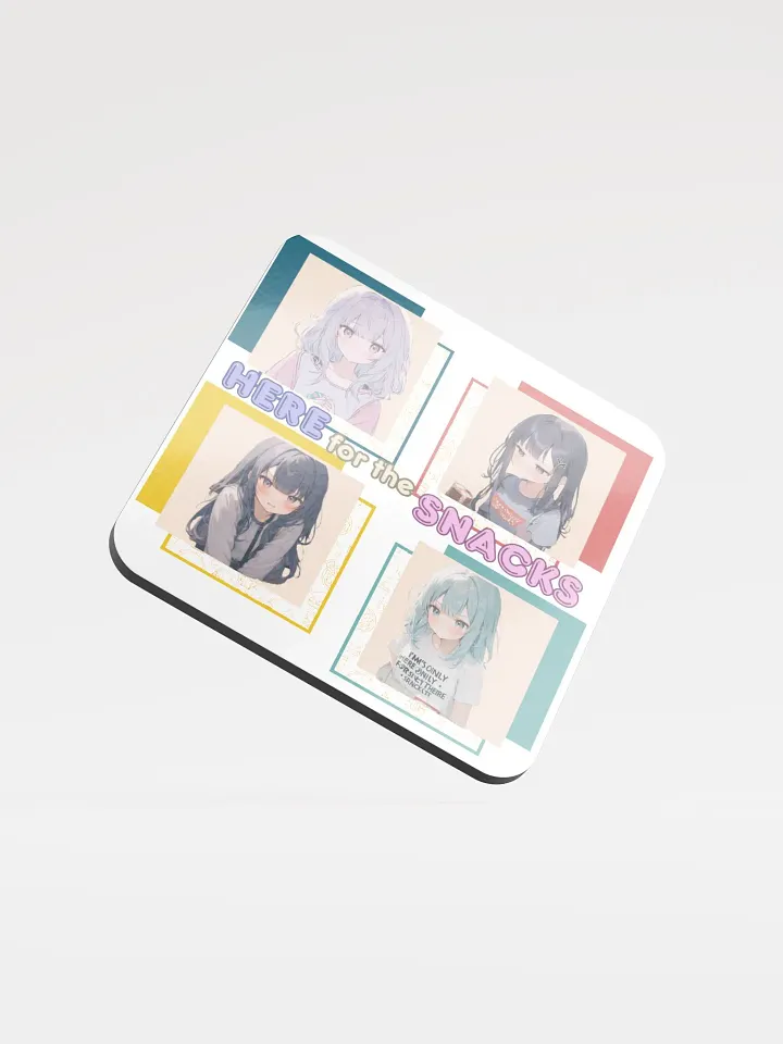 Anime Snack Attack Cork Coaster product image (1)