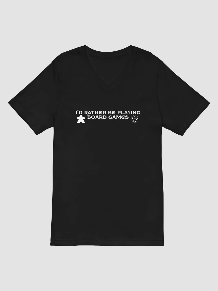 I'd Rather Be Playing Board Games Unisex V-Neck Tee product image (1)