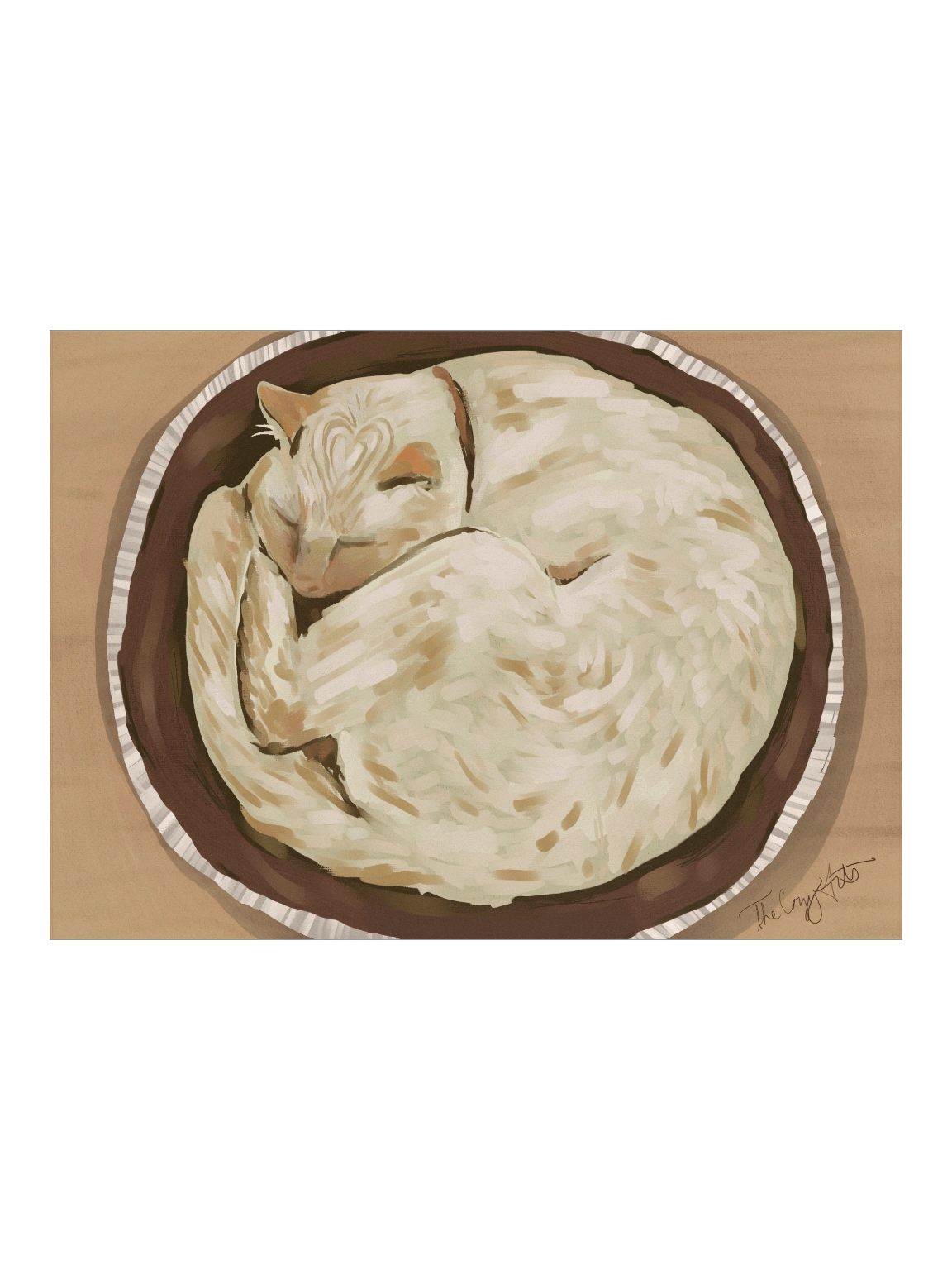 Cozy Latte Cat product image (1)