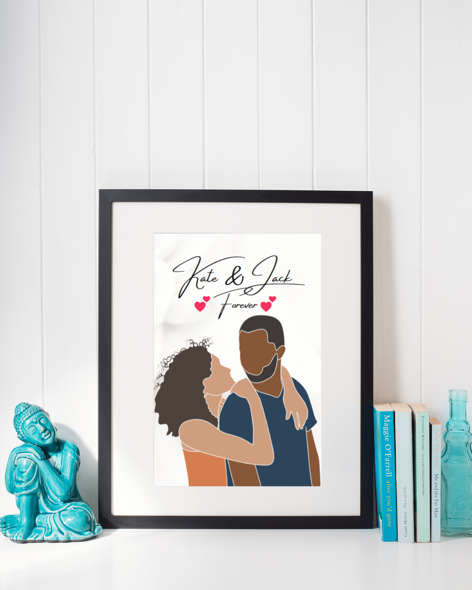 Custom Faceless Couple Portrait product image (4)