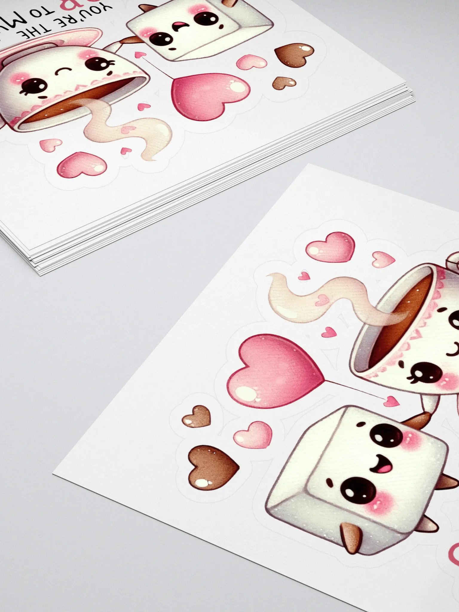 You are the Sugar to my Tea Cut Stickers product image (4)