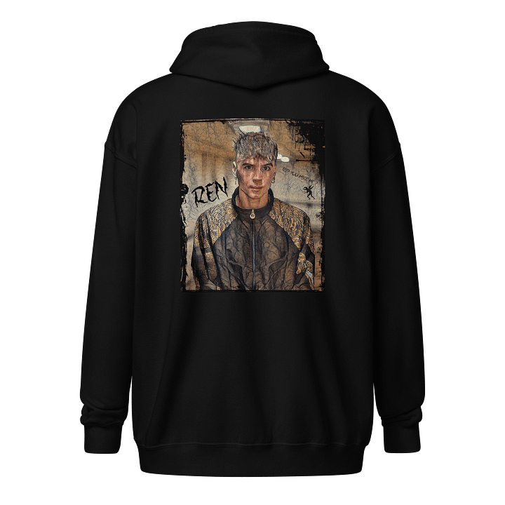 Copy of Singer From Wales Uk Zippered Gildan Unisex Hoodie product image (1)