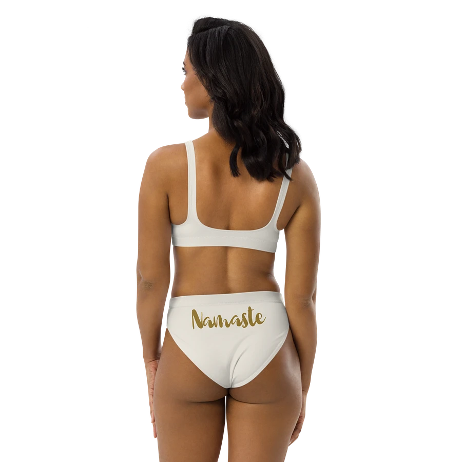 Namaste Cream and Gold High Waisted Bikini product image (22)