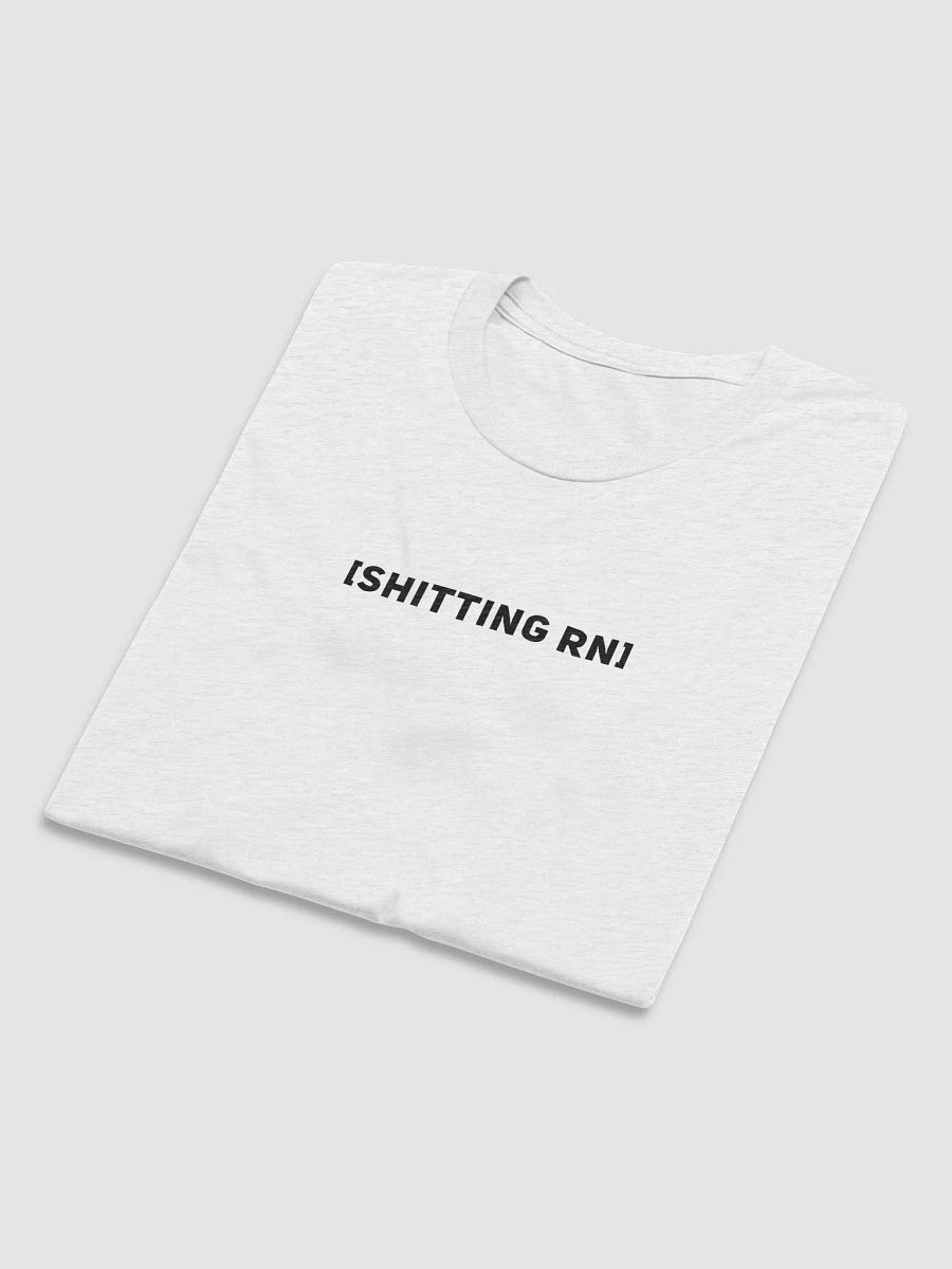 SHITTING RN T-SHIRT [WHITE FLECKED] product image (5)