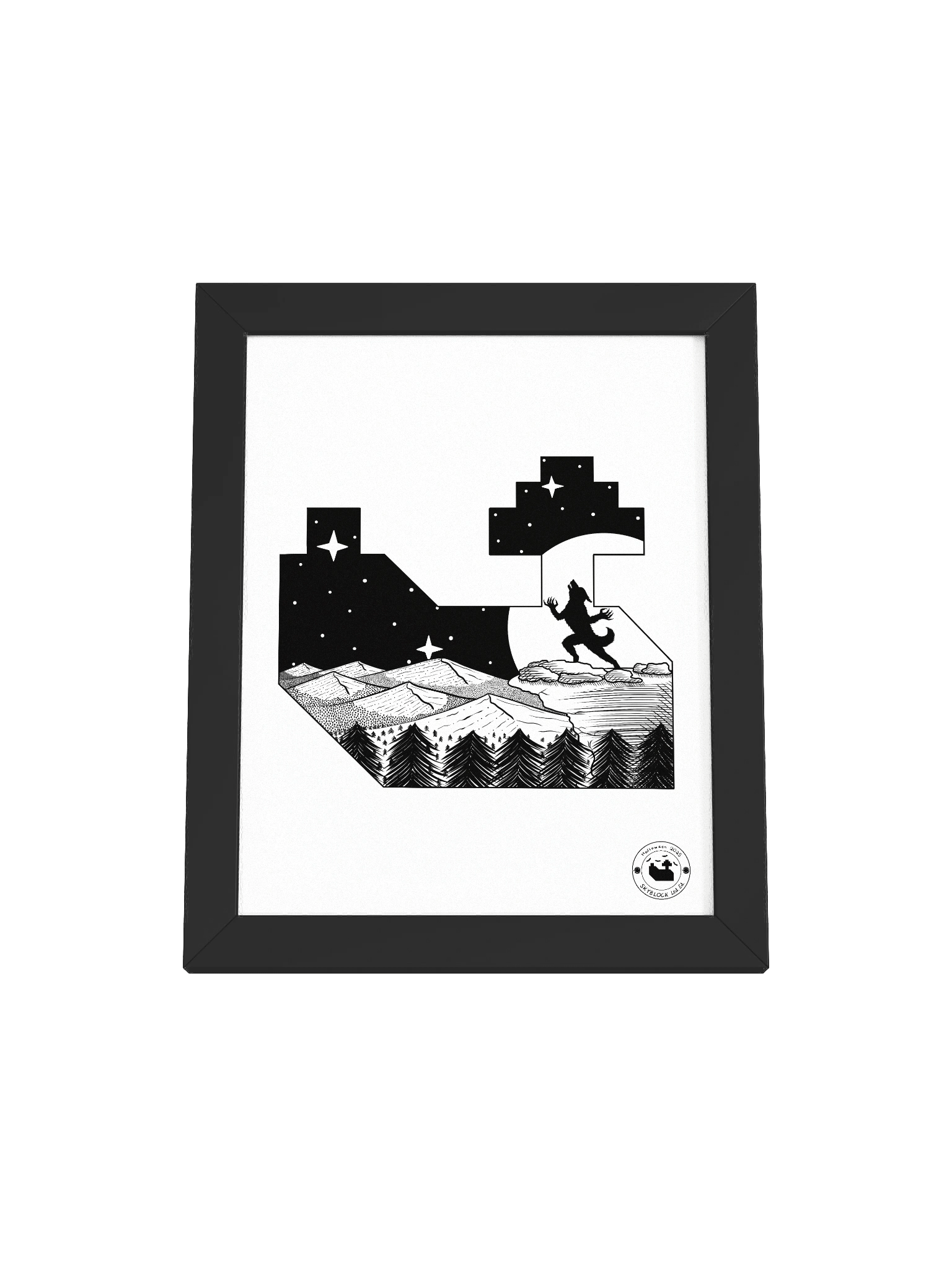 Cry of the Wolf - Halloween 2025 Ltd. Framed Poster product image (1)