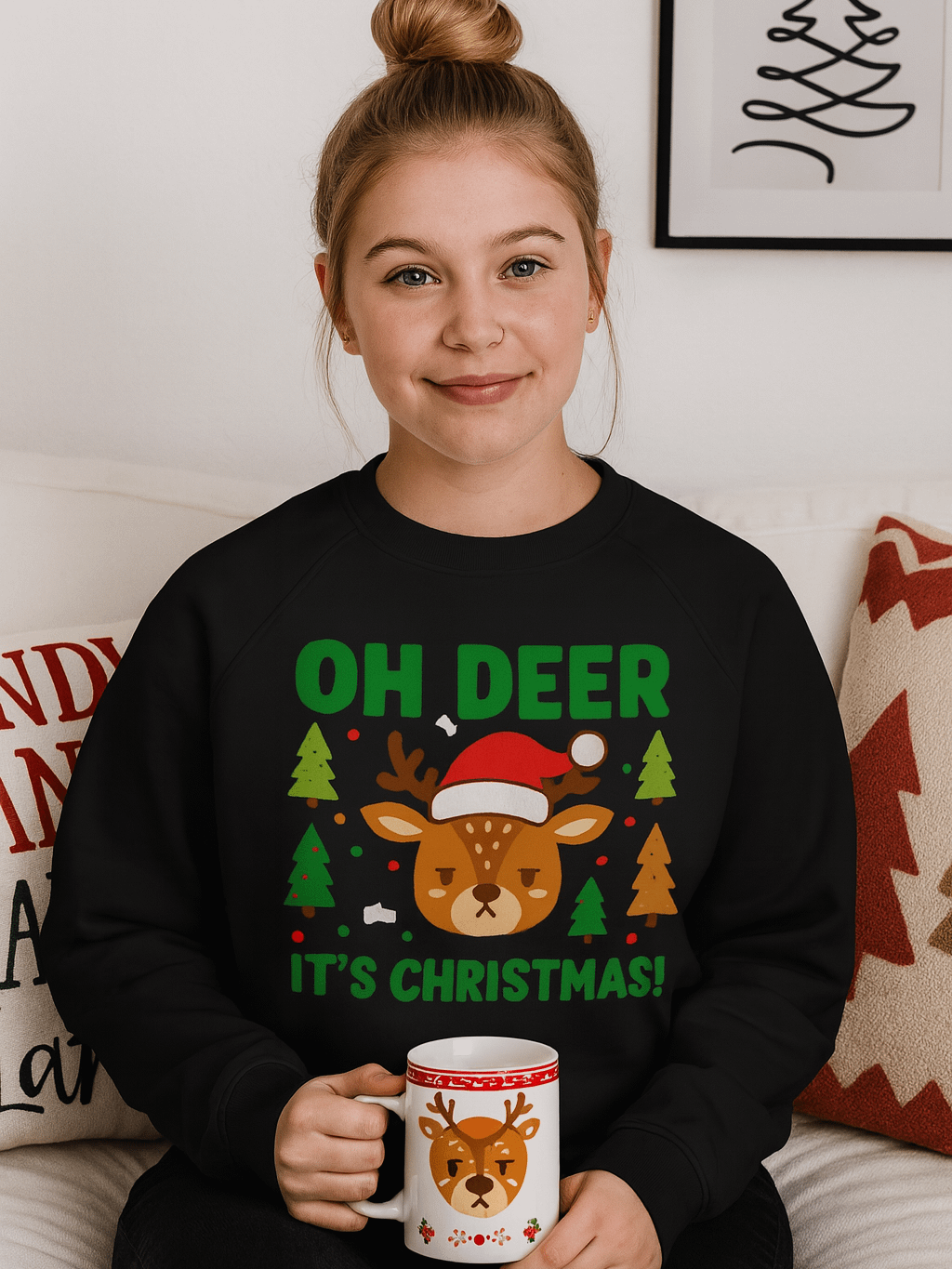 OH DEER CHRISTMAS Sweater product image (9)