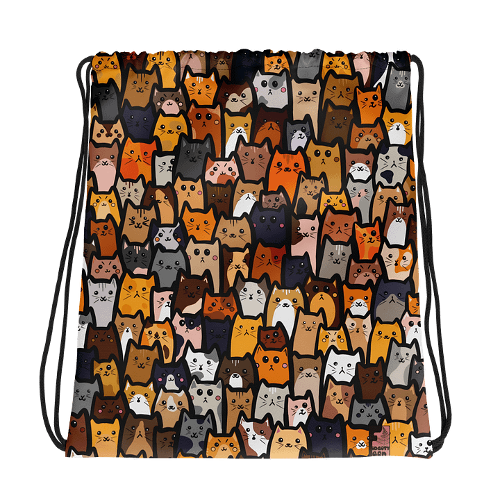 "Cats" Drawstring Bag product image (1)