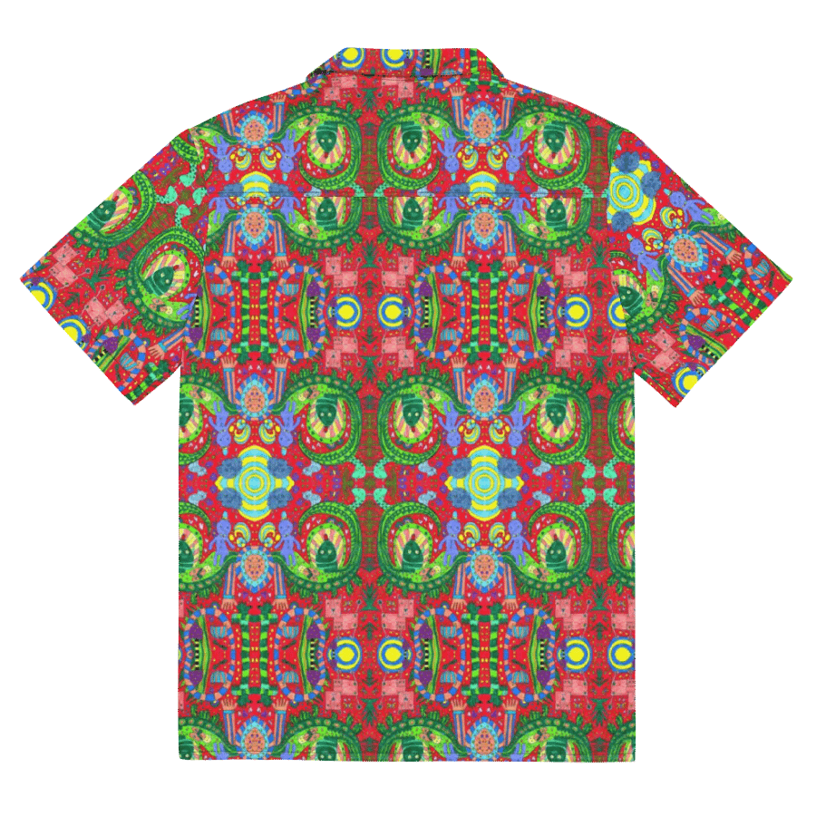 Abstract Doodles Imagination Unisex Hawaiian Shirt product image (11)