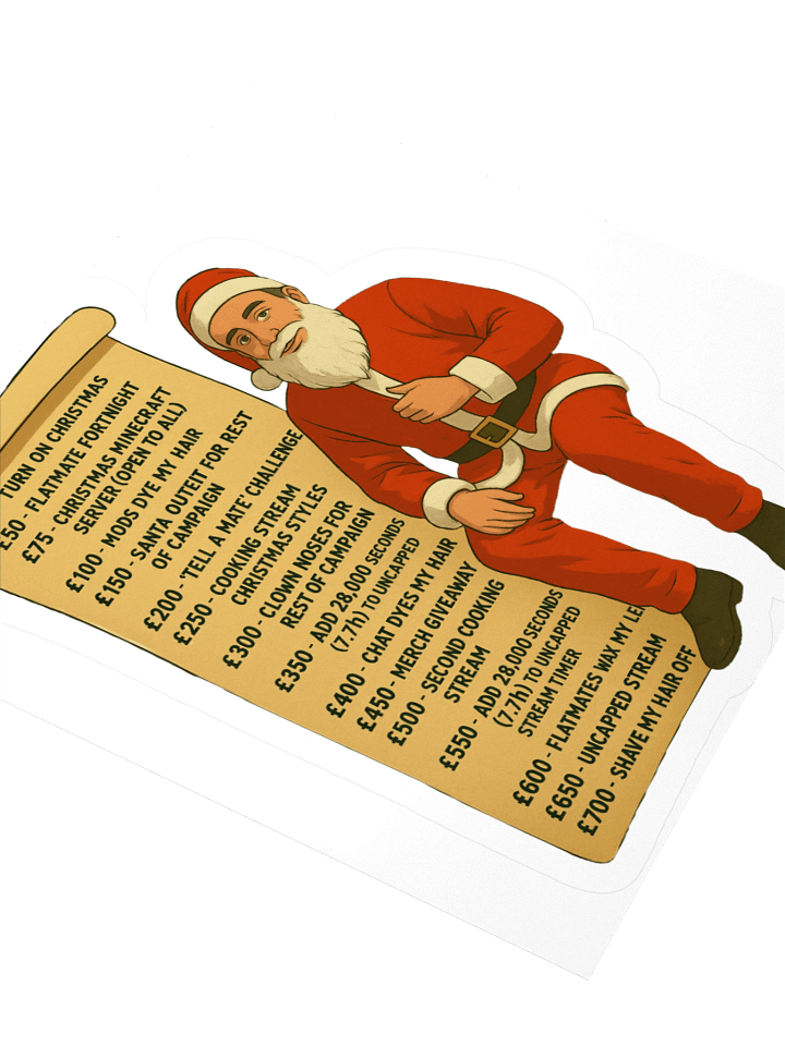 Samta's Fundrasing List Sticker Set product image (2)