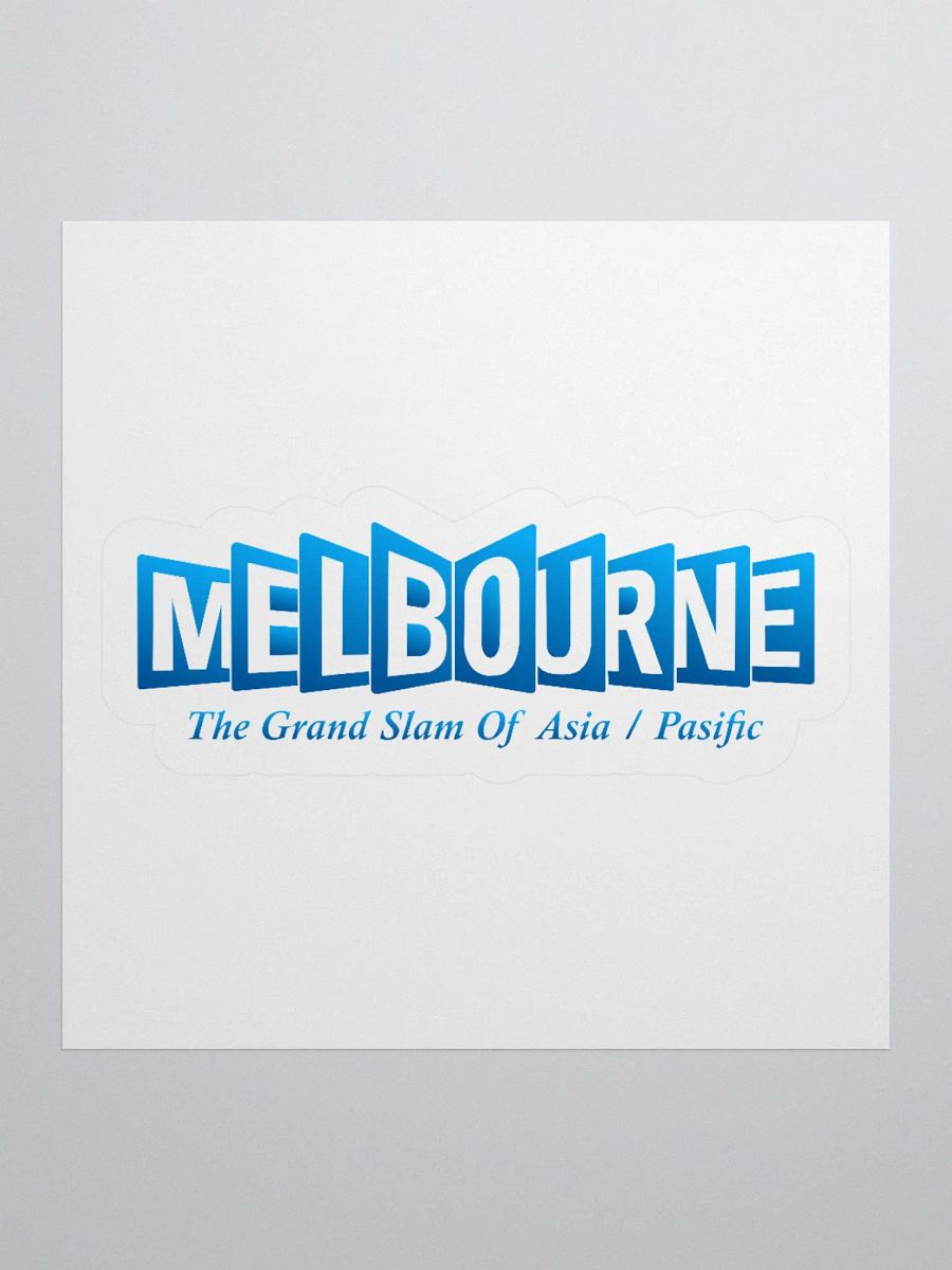 Melbourne Grand Slam Kiss Cut Stickers product image (3)