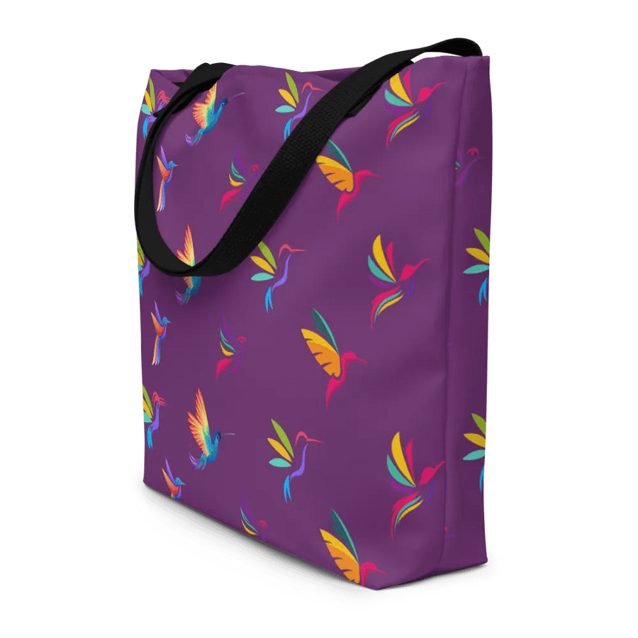 Vibrant hummingbird Dreams Tote Bag for birdlovers product image (8)