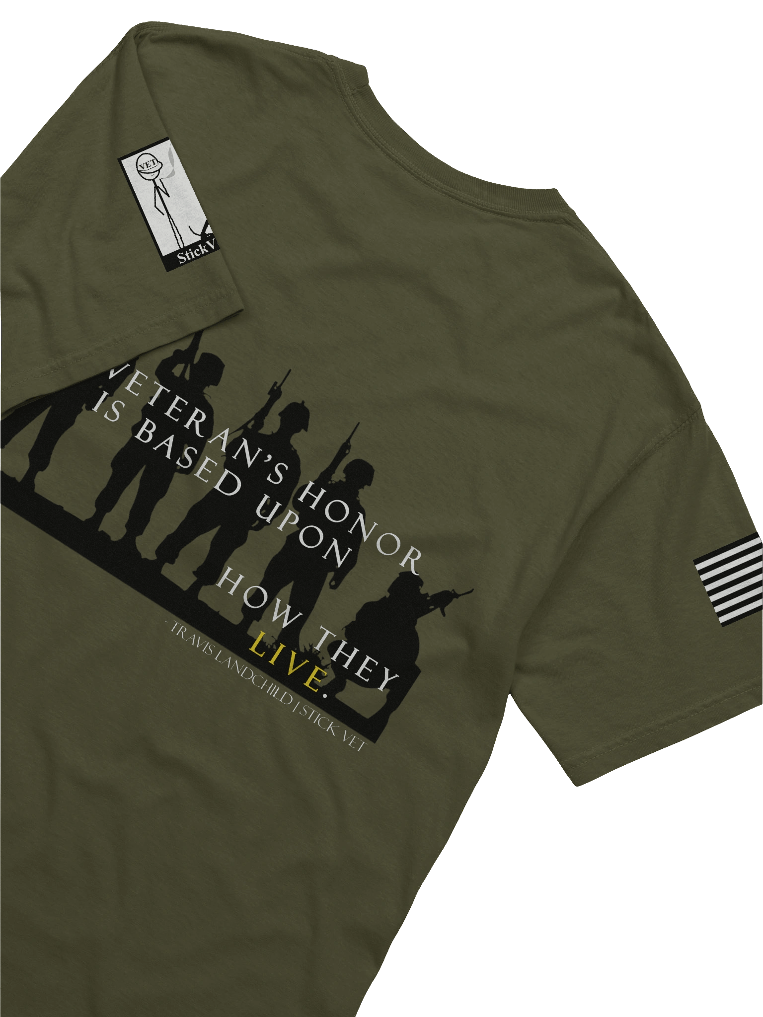 Warrior Honor Veteran Honor TShirt product image (6)