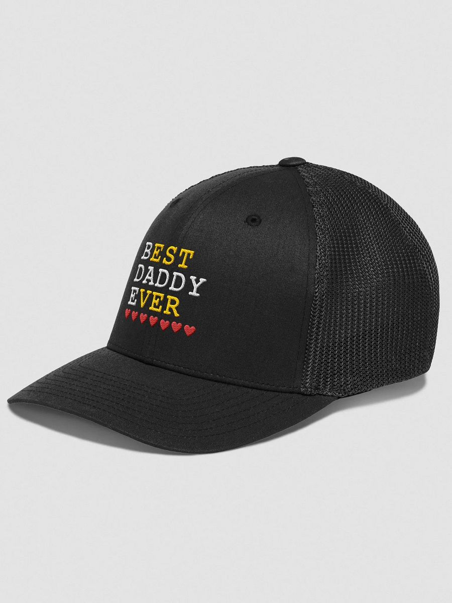 Best Daddy Ever Flexfit Mesh Back Trucker Hat product image (2)