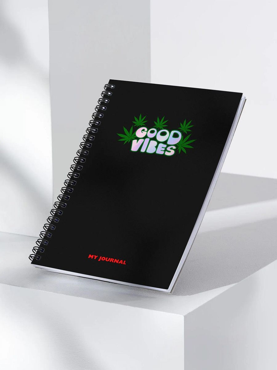 Cannabis Leaf Spiral Notebook product image (3)