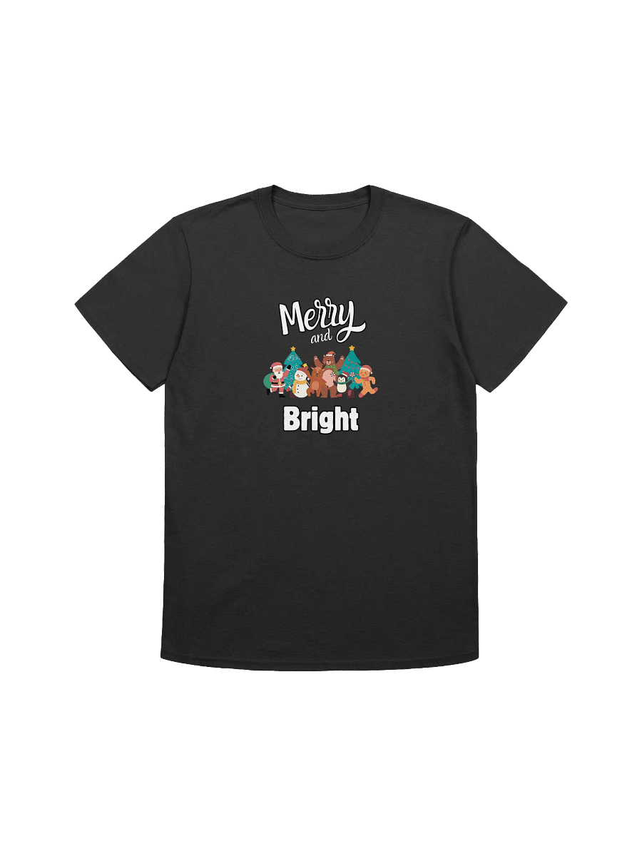 Santa, Snowman and Gingerbread Man Unisex Christmas T-Shirt product image (2)