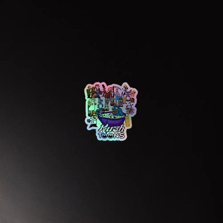 Kush Toons Holographic Sticker product image (4)