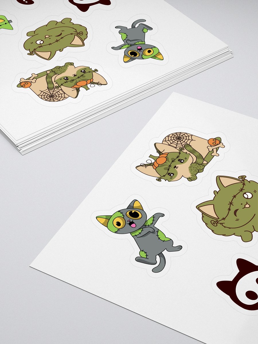 The Dawnbreaker's Zombie Cat Stickers product image (4)