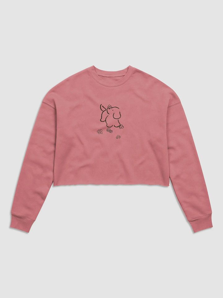 Floral Dog Line Art Women's Sweatshirt product image (26)