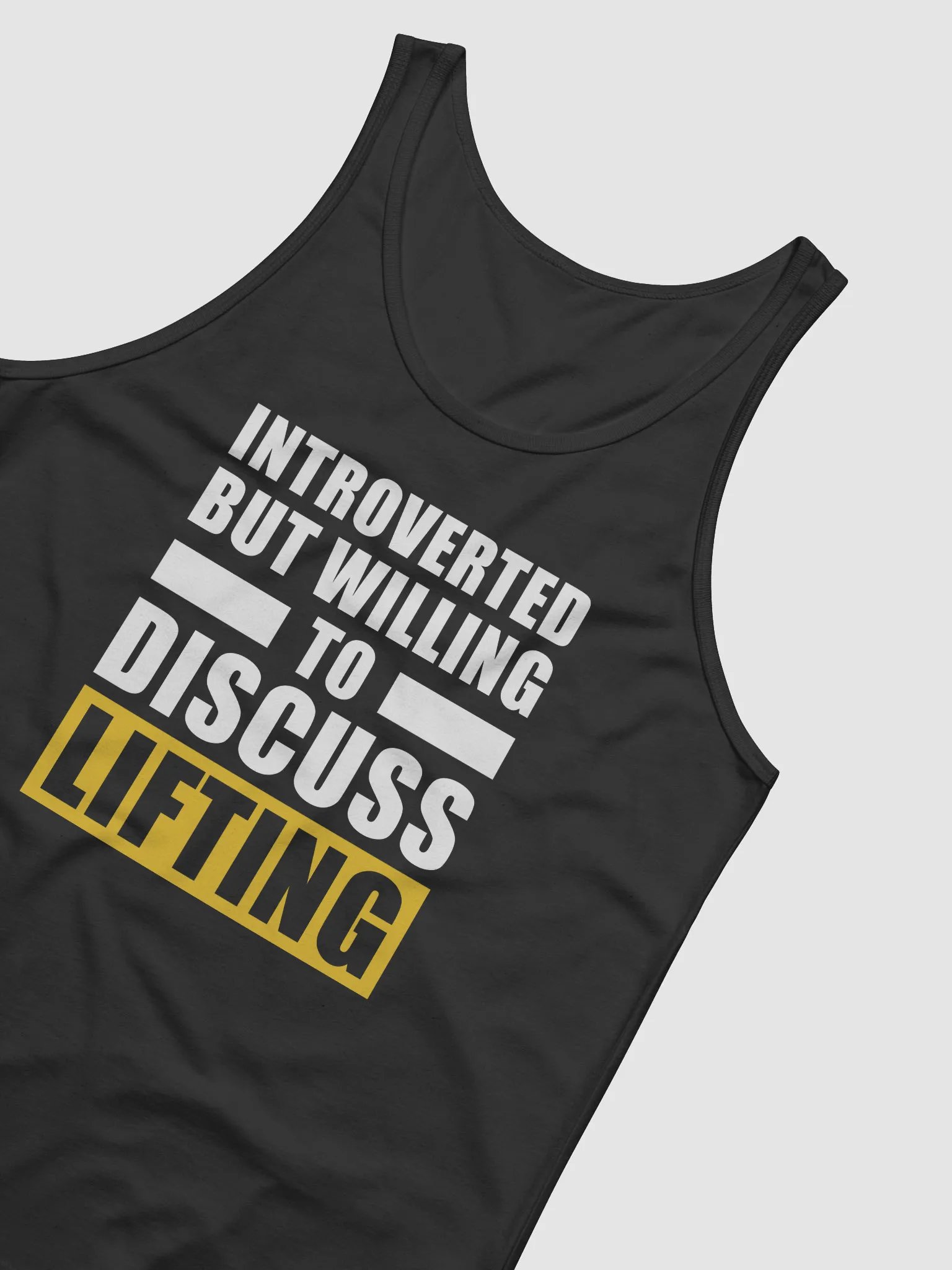 Introverted But Willing To Discuss Lifting Tank product image (3)