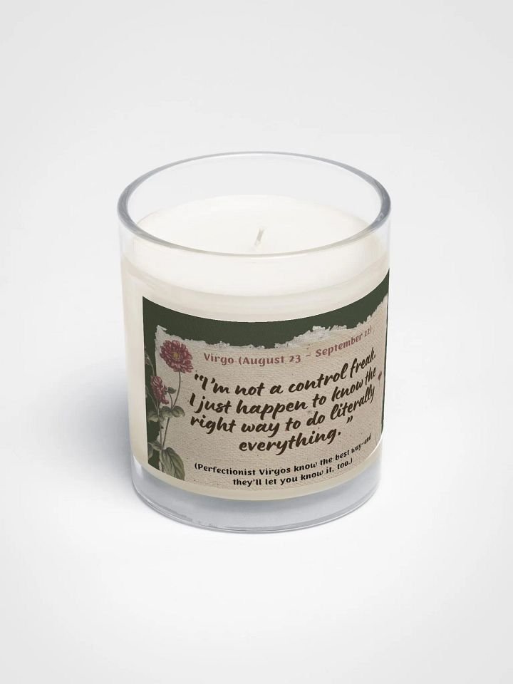 Virgo - Zodiac Candles product image (2)