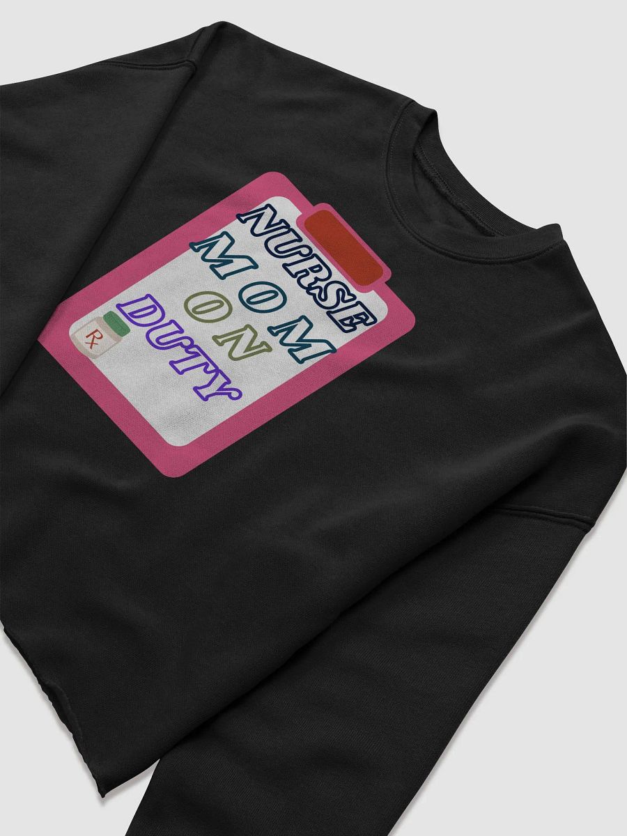 Nurse Mom On Duty Fleece Crop Sweatshirt product image (14)