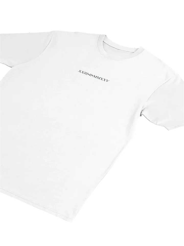 Release date t-shirt white product image (2)