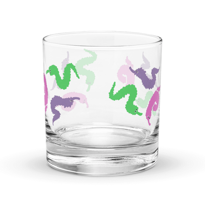 Worms on the Rocks Glass product image (1)