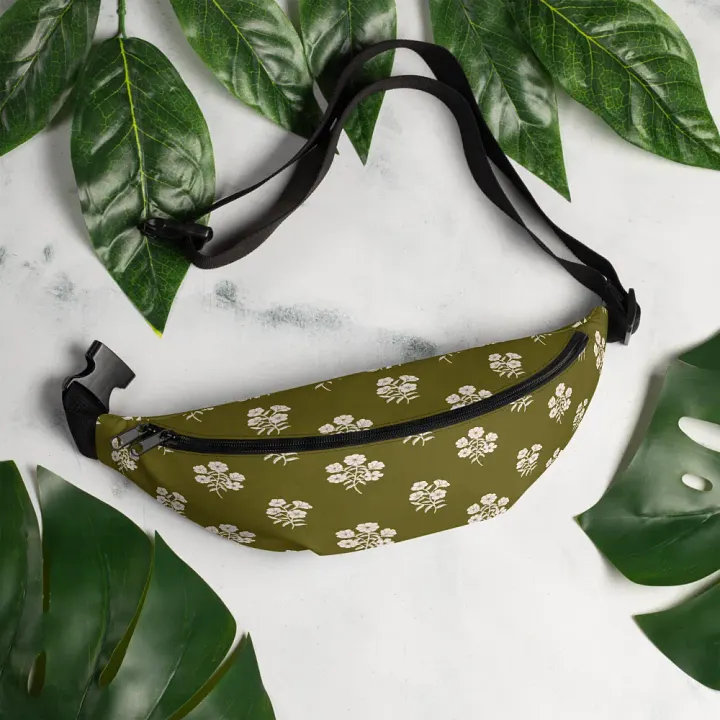 Alpine Cascade - Green and Cream - Fanny Pack product image (1)