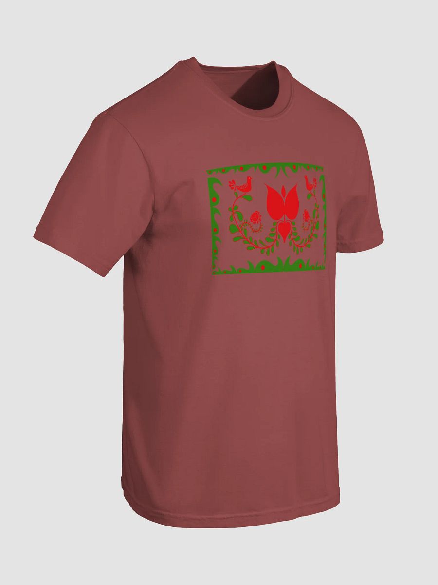Hungarian Folk-Style Red Flower T-Shirt product image (7)