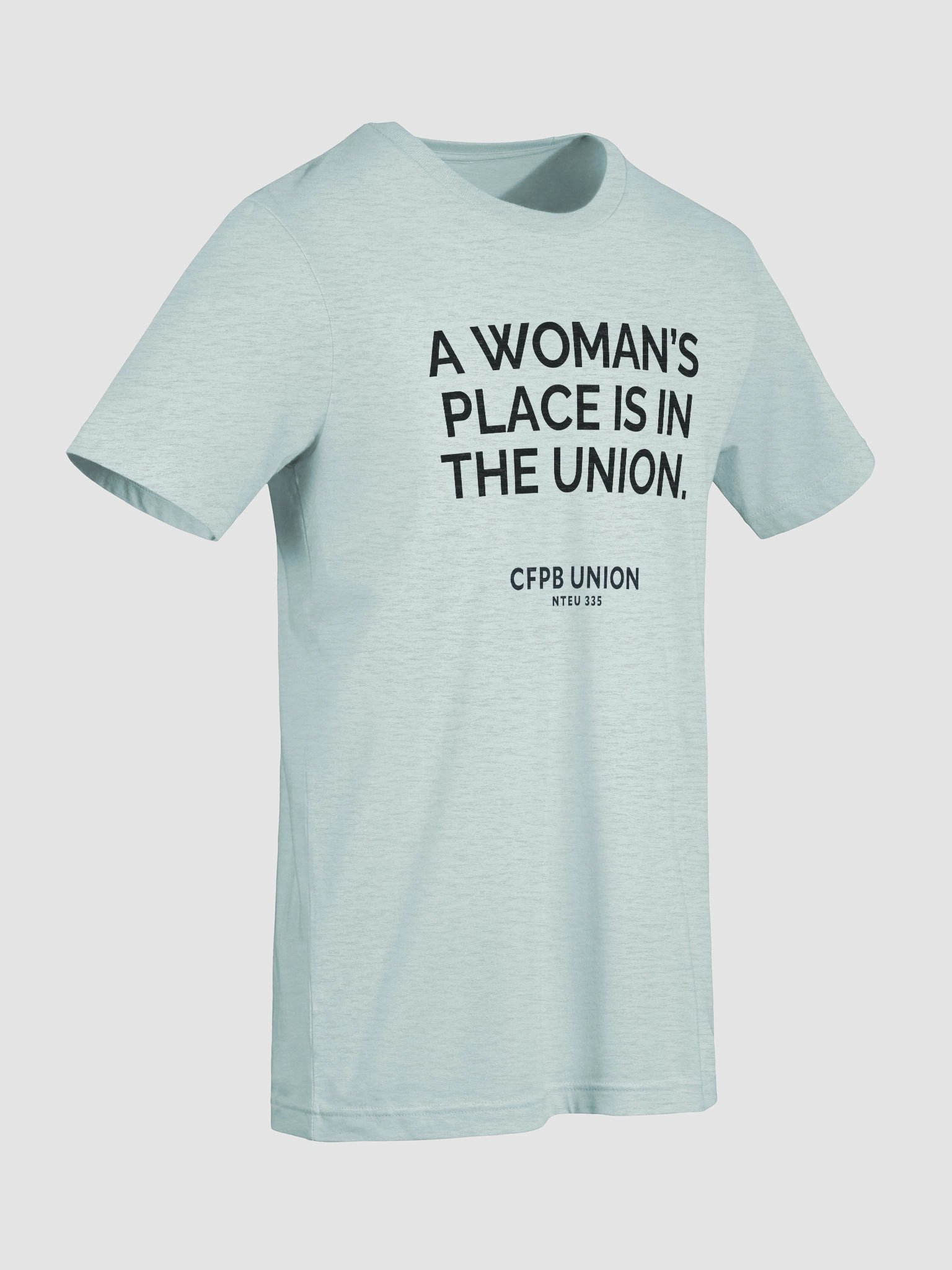 A Woman's Place Is In The Union T-Shirt (Black) product image (9)