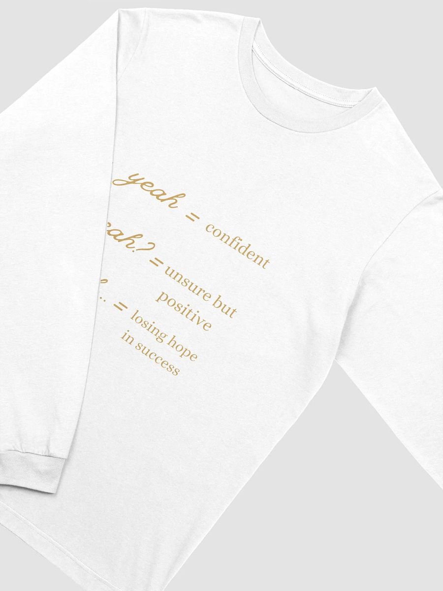 Gamers Guide To Success Not All 'yeah's Are Positive Funny Humor Gamer Super Soft Long Sleeve T-Shirt product image (2)