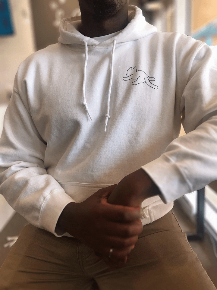 Lazy 'Black' Cat Hoodie product image (1)