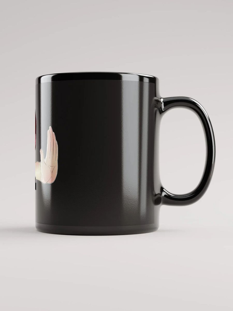 Waifu Material Mug (black) product image (3)