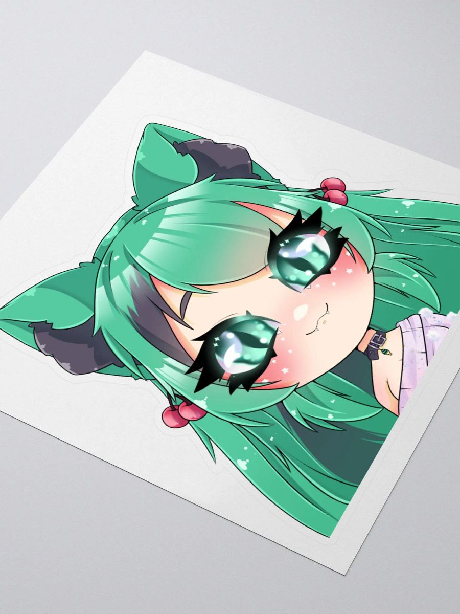 Mintzey Moon Half Chibi (Sweater) (Full Border) Sticker product image (3)