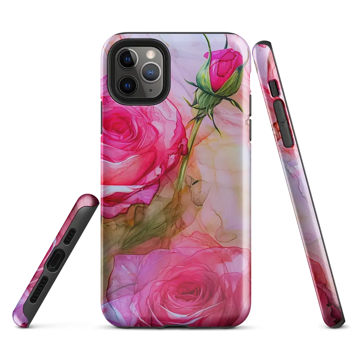 Pink Roses Tough iPhone® Case product image (1)