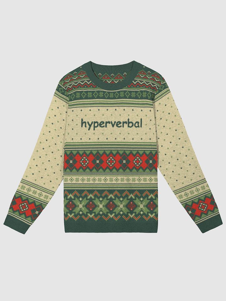 hyperverbal (holiday sweater 2) knitwear classic crewneck product image (1)