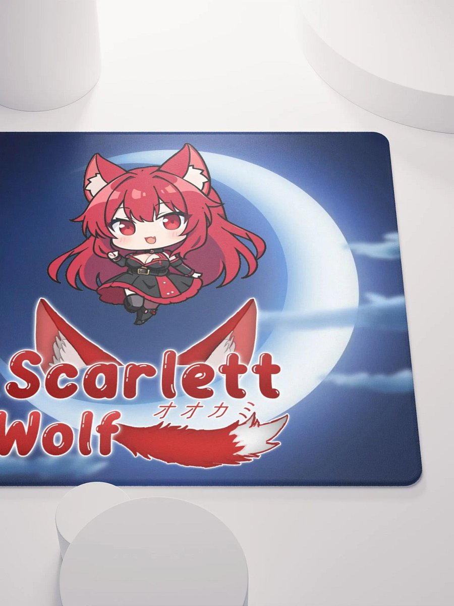 Scarlett Wolf Blue Moon Gamming Mouse Pad product image (4)
