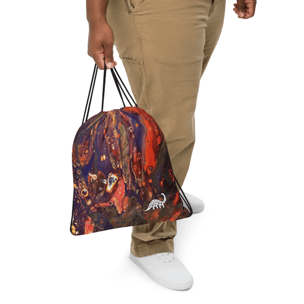 Hyperspace Fluid Acrylic Drawstring Bag product image (4)