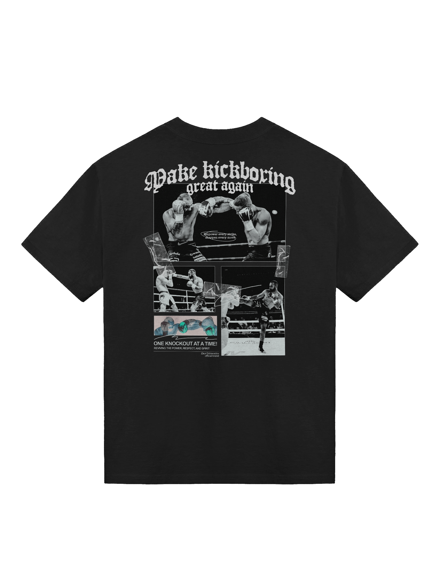 Oversized Tee - Make Kick boxing Great Again by zaur Dzhavadov product image (2)