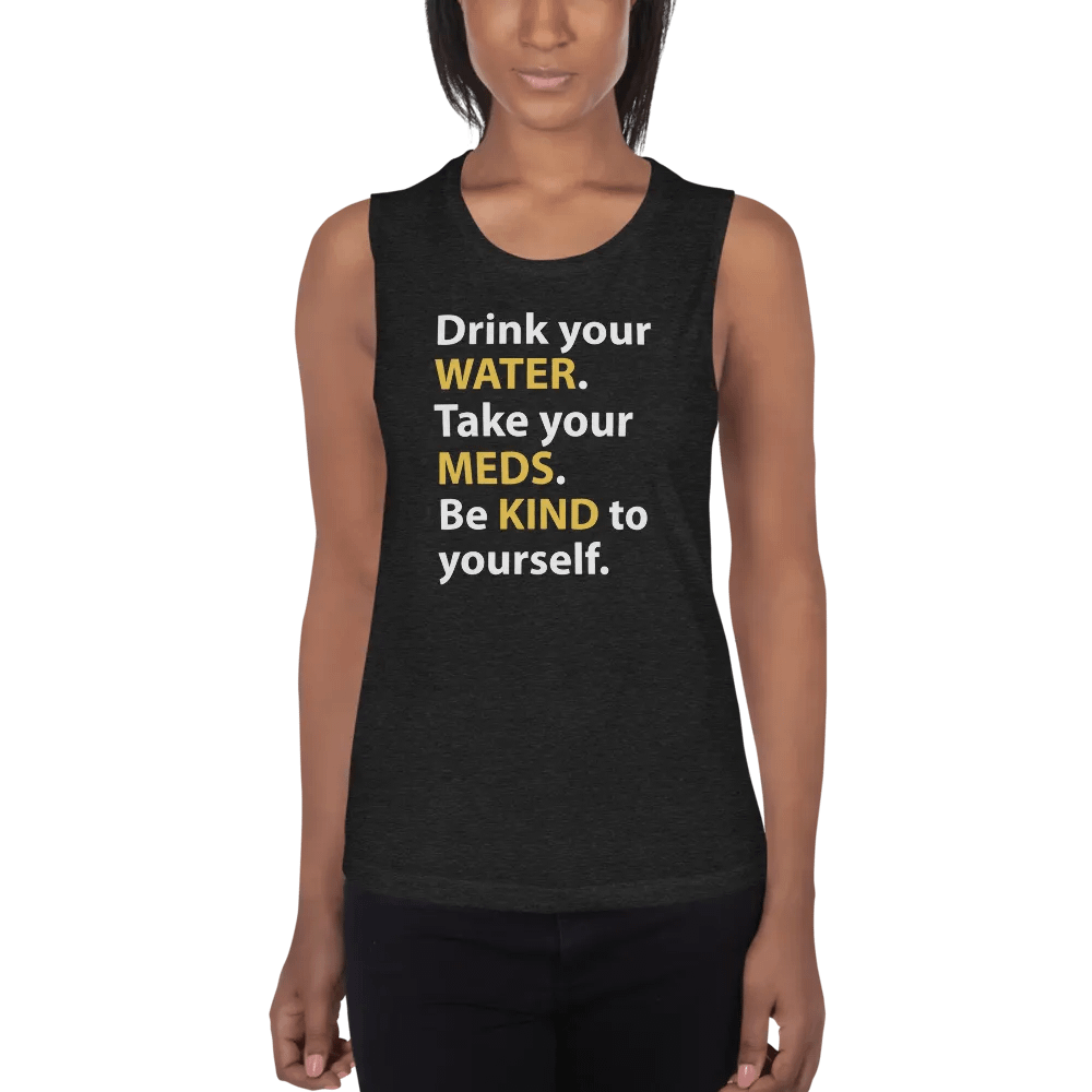 Water, Meds & Kindness (Yellow) product image (1)