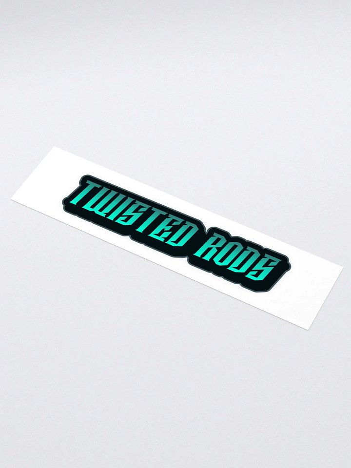 Twisted Rods Aqua Sticker product image (1)