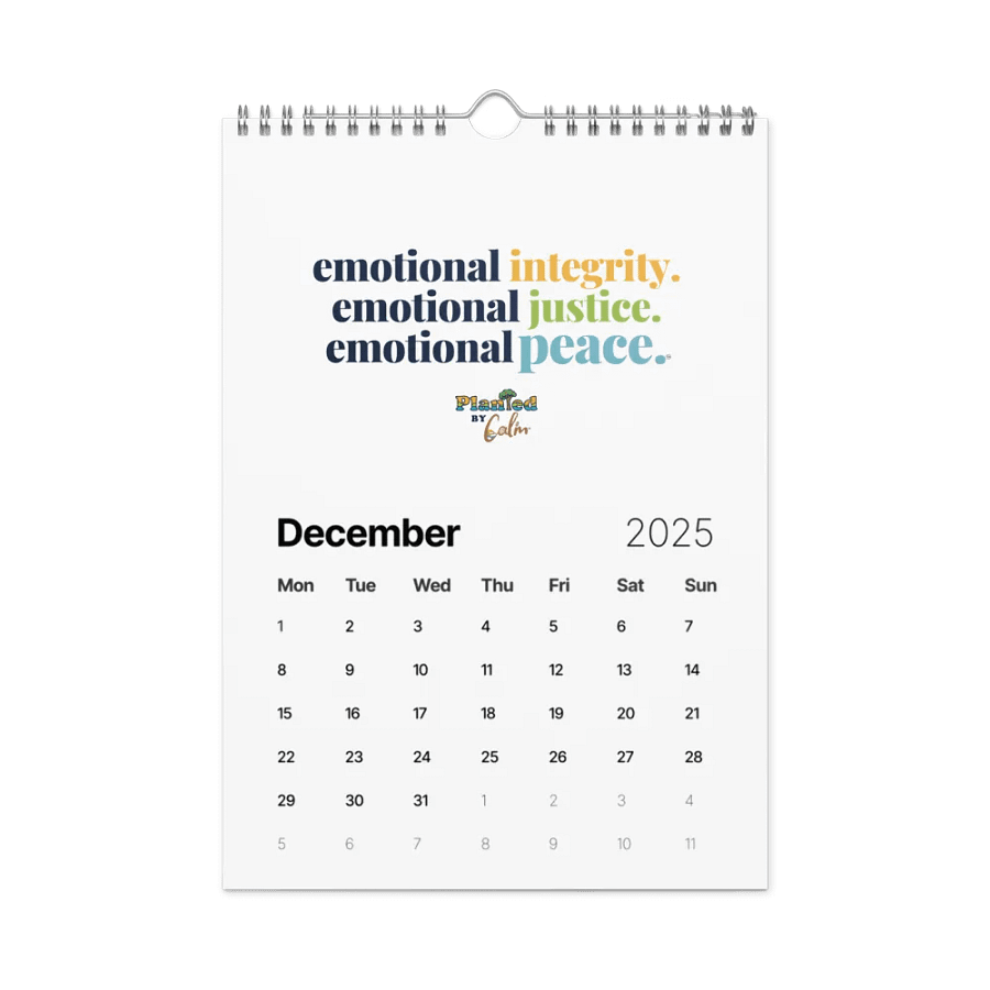 Official Planted By Calm | Calm Keepers Wall Calendar (Choose Start Day and Size) product image (5)