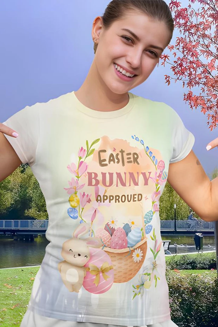 Easter Bunny Approved All Over Print T-shirt product image (1)