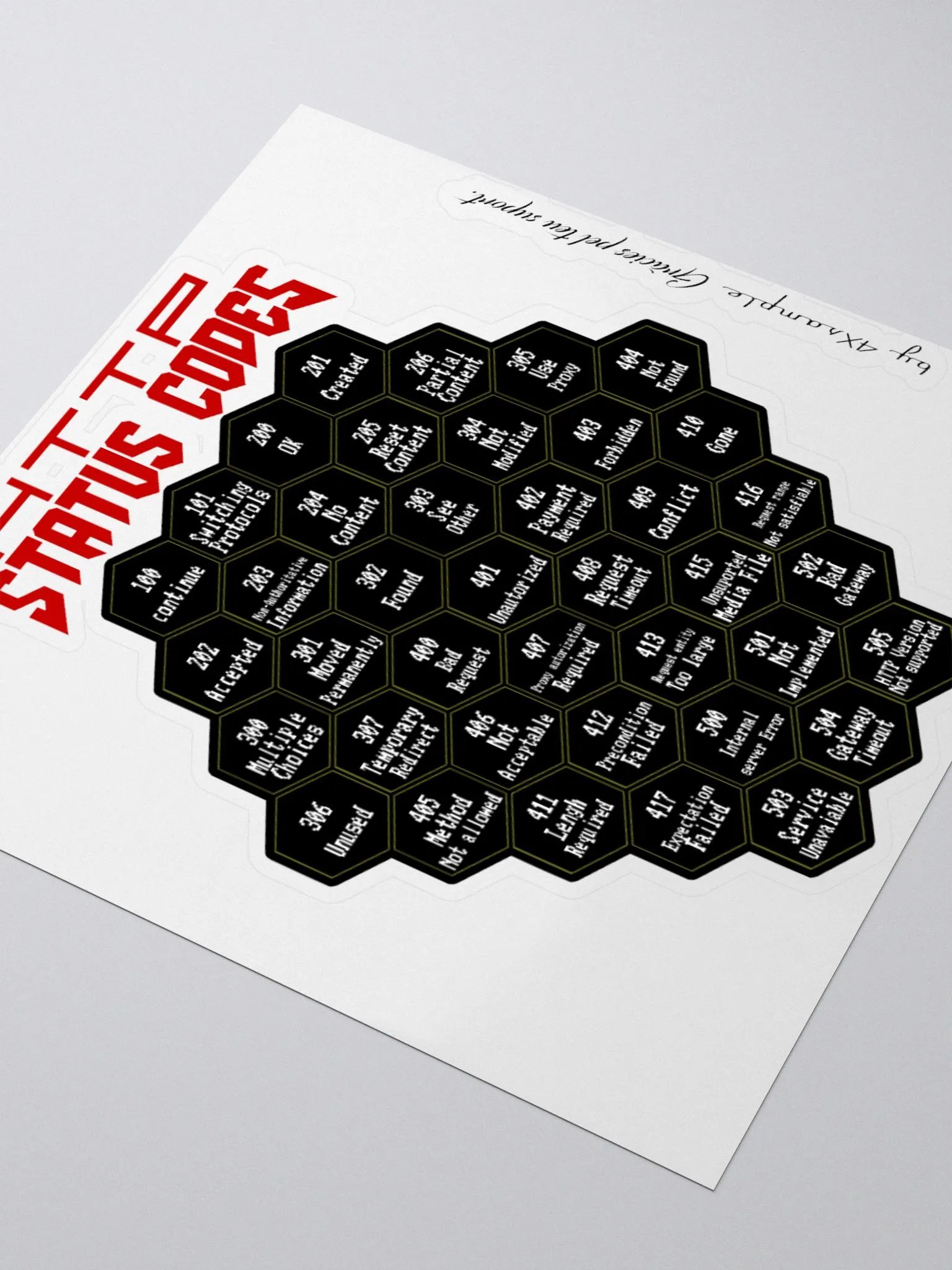 http status codes - Adhesius product image (3)