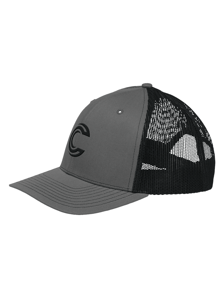 Cocoa Crusty Trucker Cap - Muted (Black Logo) | GEN 1 product image (2)