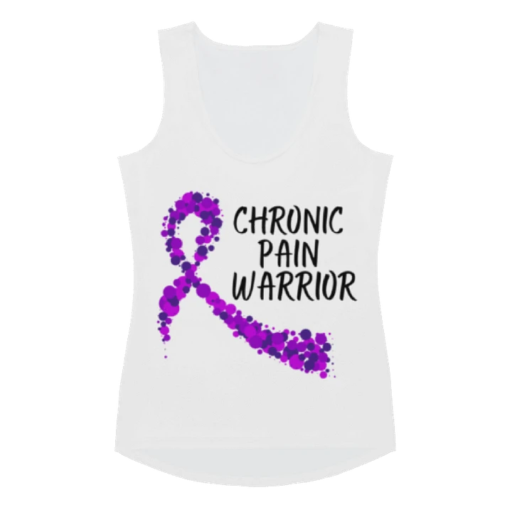 Chronic Pain Warrior Bubble Ribbon Tank Top (Women's) product image (1)