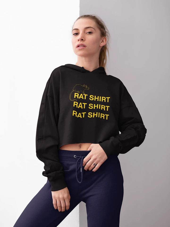 Rat Shirt ft. Rats fleece crop hoodie product image (1)