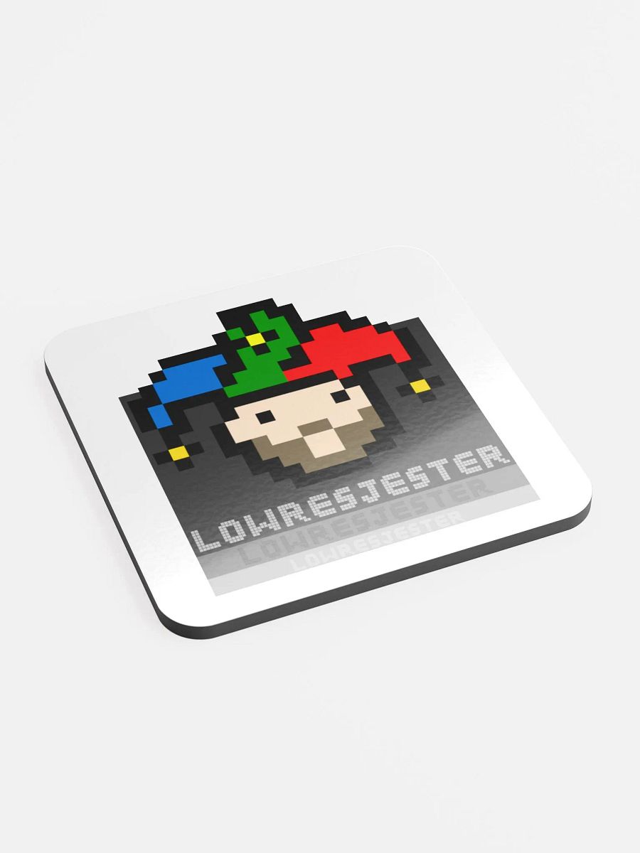 Pixelated Jester Cork Coaster product image (3)